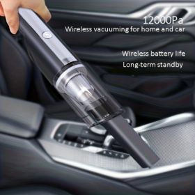 (FST-GZ-013)Wireless Silver Car vacuum cleaner wireless car with strong suction handheld vacuum cleaner small mini rechargeable home vacuum clean